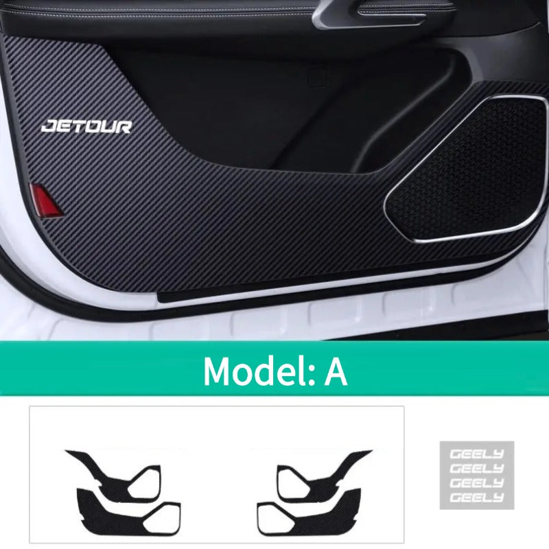 Adesivo anti-calcio in fibra di carbonio per Chery