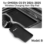 Non-slip silicone mat for car charging place for Chery Omoda
