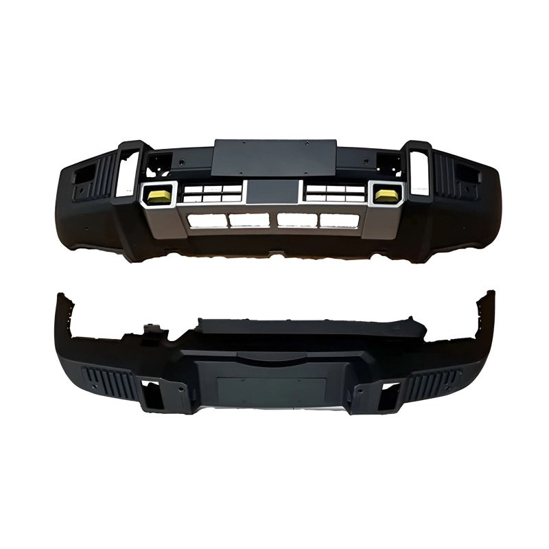 The original front and rear bumpers applicable to Jetour T2 vehicles