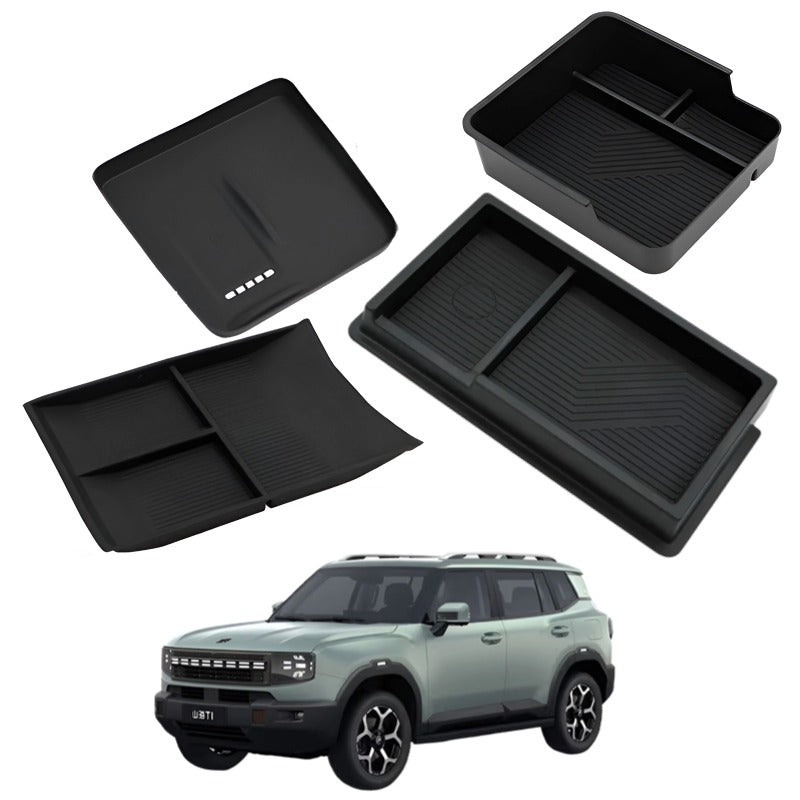 Armrest Storage Box & Centre console anti-slip mat for Chery Jetour T1