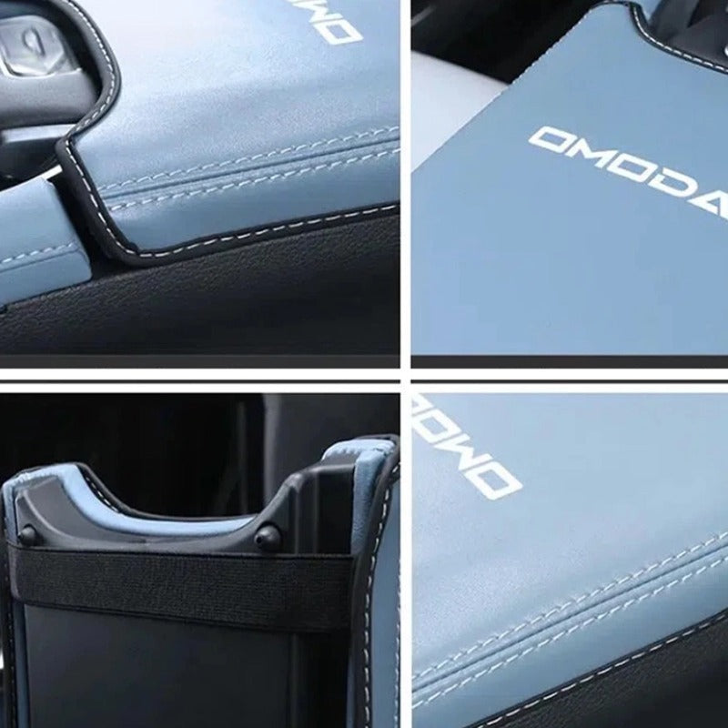 Leather armrest cover for Omoda