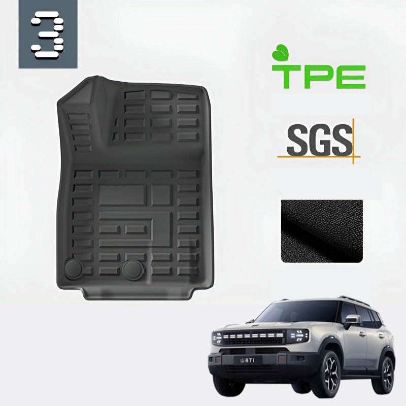 TPE Rubber Floor Mats & Trunk Mat for Chery Jetour T1