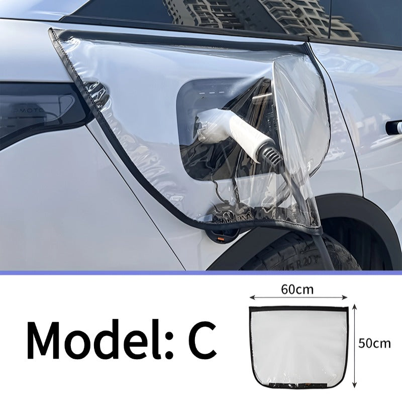 New energy vehicle charging rain cover