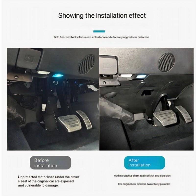 Protezione anti-calci anteriore e passeggero per Chery Jetour T2