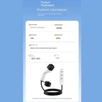 Electric Vehicle V2L Discharge   Adapter Type2