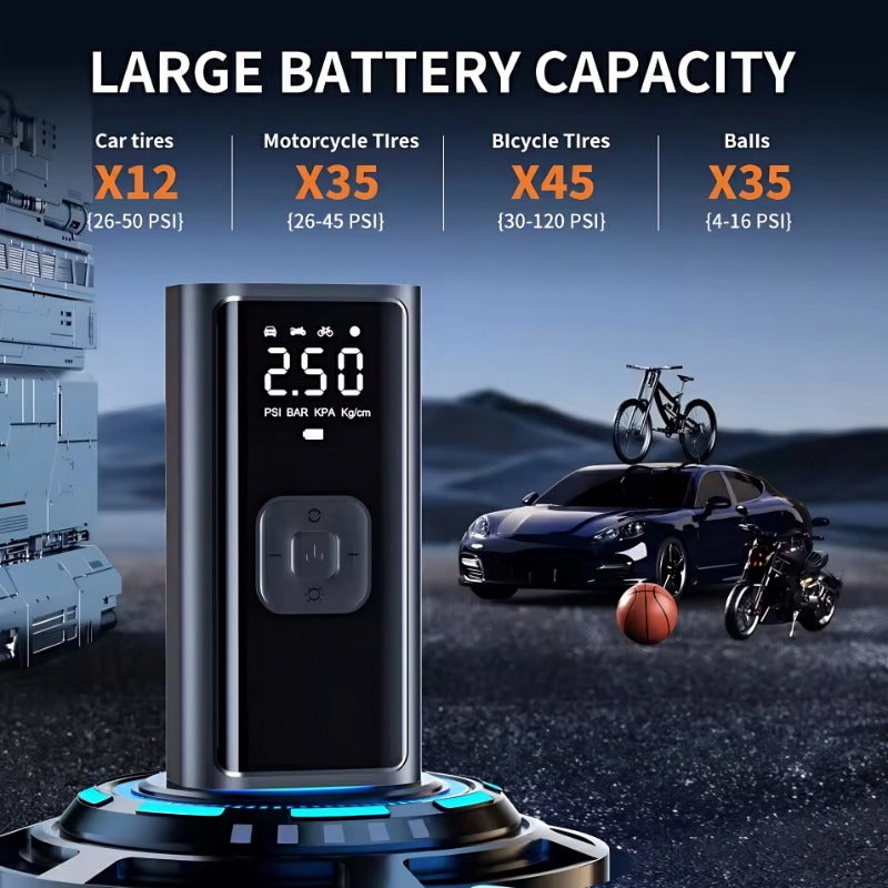 Portable Rechargeable Wireless Electric Tire Inflator for BYD