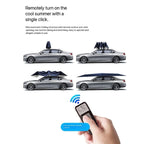 Remote wireless sunshade for all car models