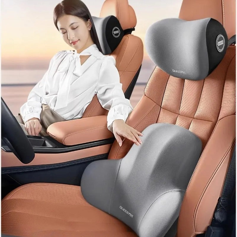 Schienale e poggiatesta per sedili auto comfort