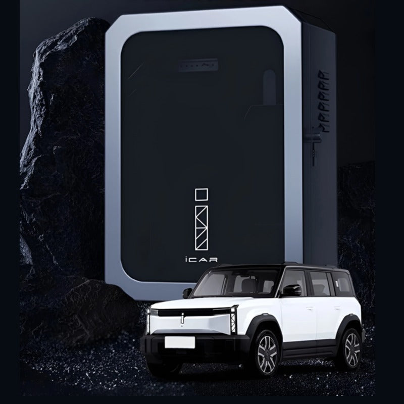 Charging post protection box for EV