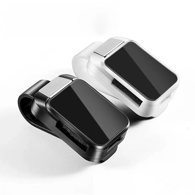 Car visor glasses clip