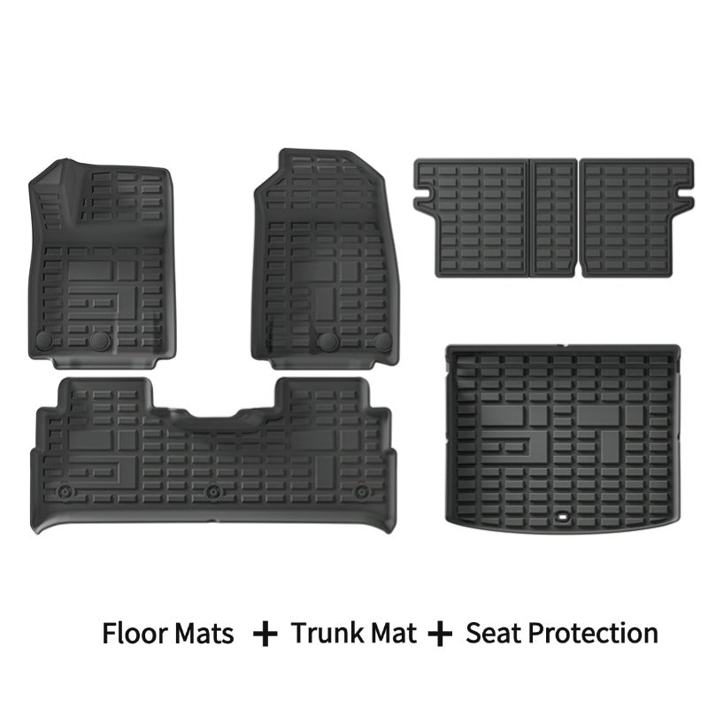 TPE Rubber Floor Mats & Trunk Mat for Chery Jetour T1