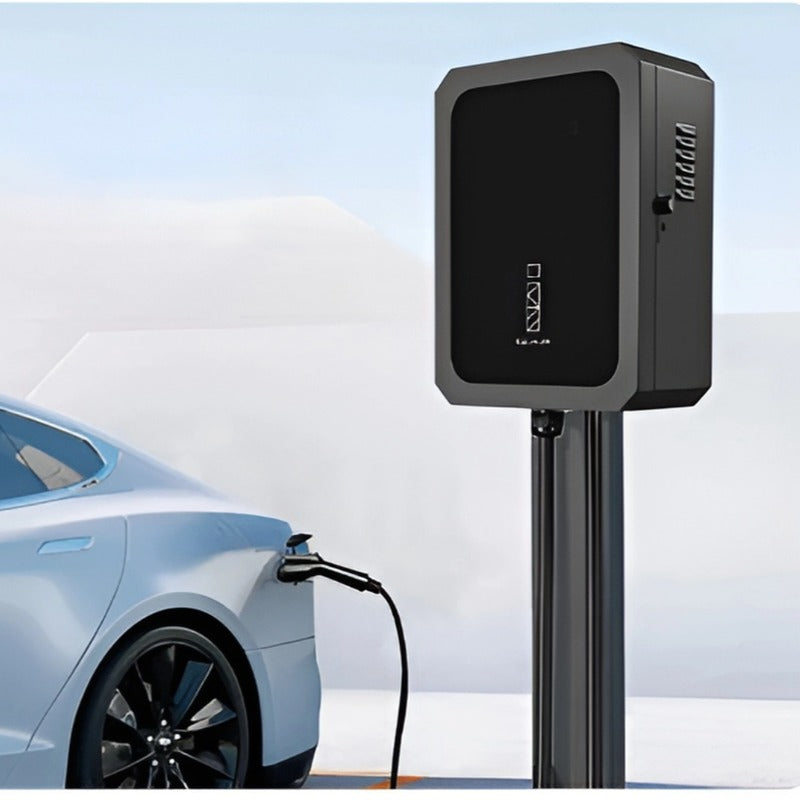 Charging post protection box for EV