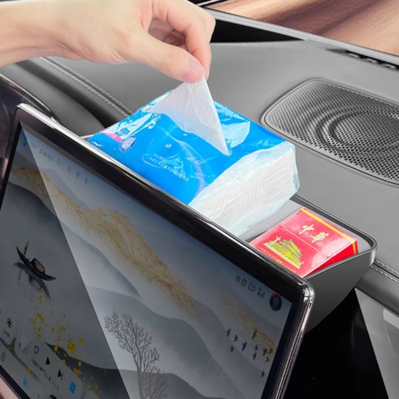 Scatola portaoggetti dietro lo schermo per BYD Han