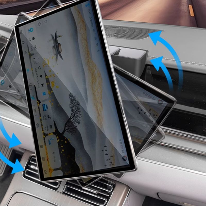 Scatola portaoggetti dietro lo schermo per BYD Han