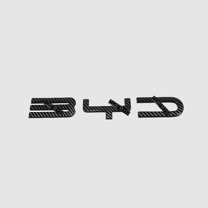 Front Bumper Black Emblem LOGO for BYD