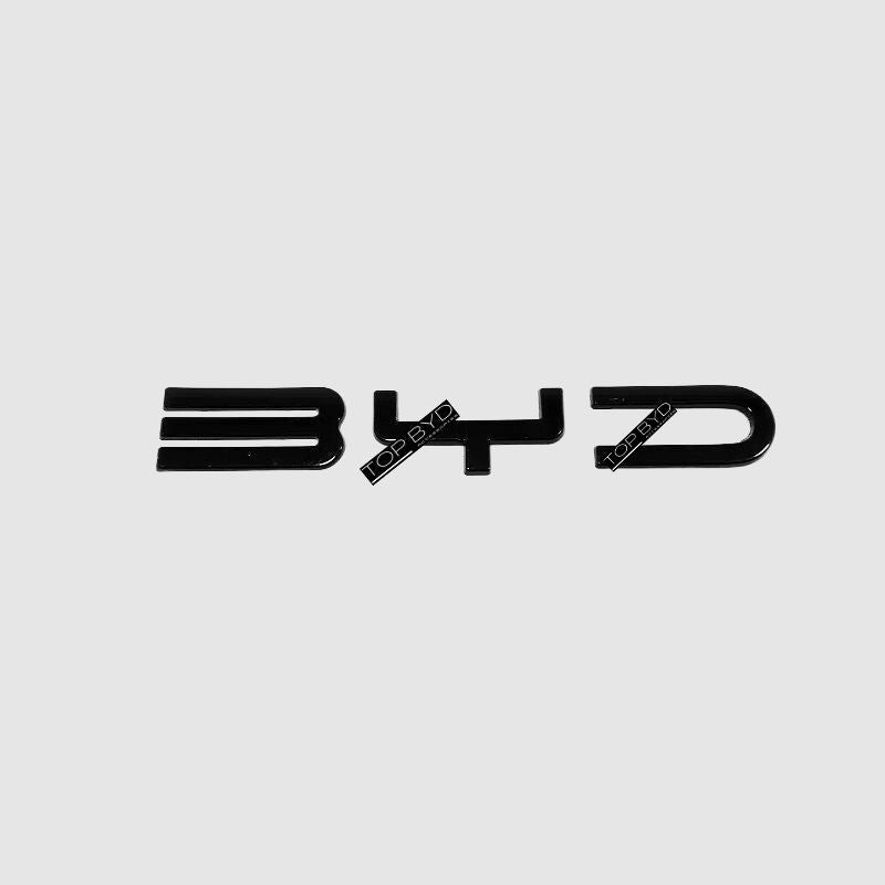 Front Bumper Black Emblem LOGO for BYD