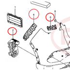 Front and Rear Bumper brackets for BYD Atto 3
