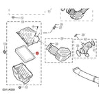 Air Conditioning Filter Element Air Filter Grille for MG HS