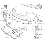 Front and Rear Bumper Tow Hook Cover for MG HS