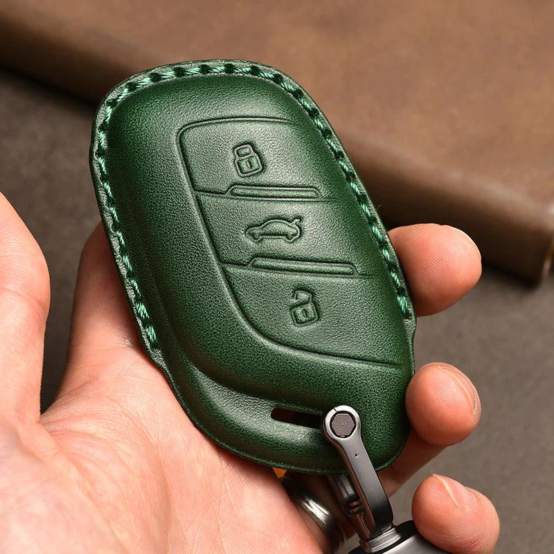 Leather Car Key Case Car Keychain