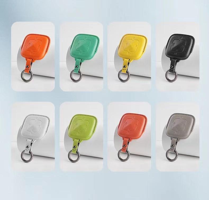 Luxury Leather Car Key Case Cover Fob Shell for ZEEKR