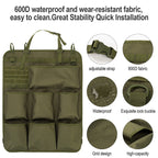 Car Seat Back Tactical Storage Bag