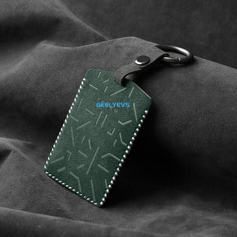 Suede Car Key Card Case Cover for ZEEKR