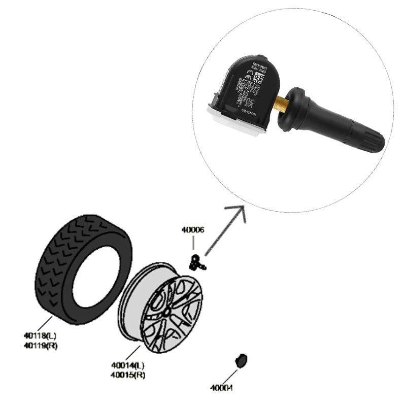 Specific Built-In Tire Pressure Sensor for ZEEKR