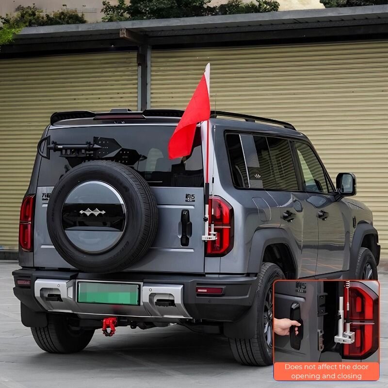 Tailgate Flagpole Antenna Bracket for Fangchengbao Bao 5/Denza B5