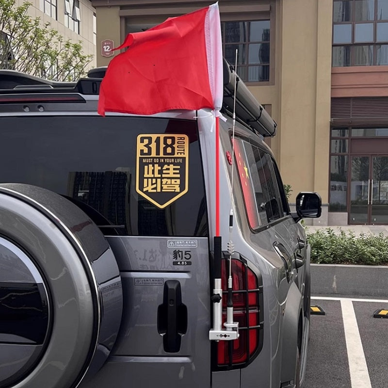 Tailgate Flagpole Antenna Bracket for Fangchengbao Bao 5/Denza B5