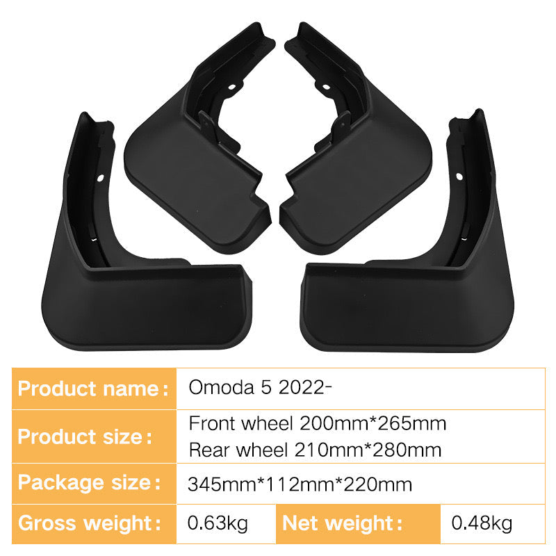 Mud Flaps Splash Guard For Omoda