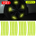 Fluorescent Stickers For Car Wheels