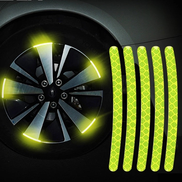 Fluorescent Stickers For Car Wheels