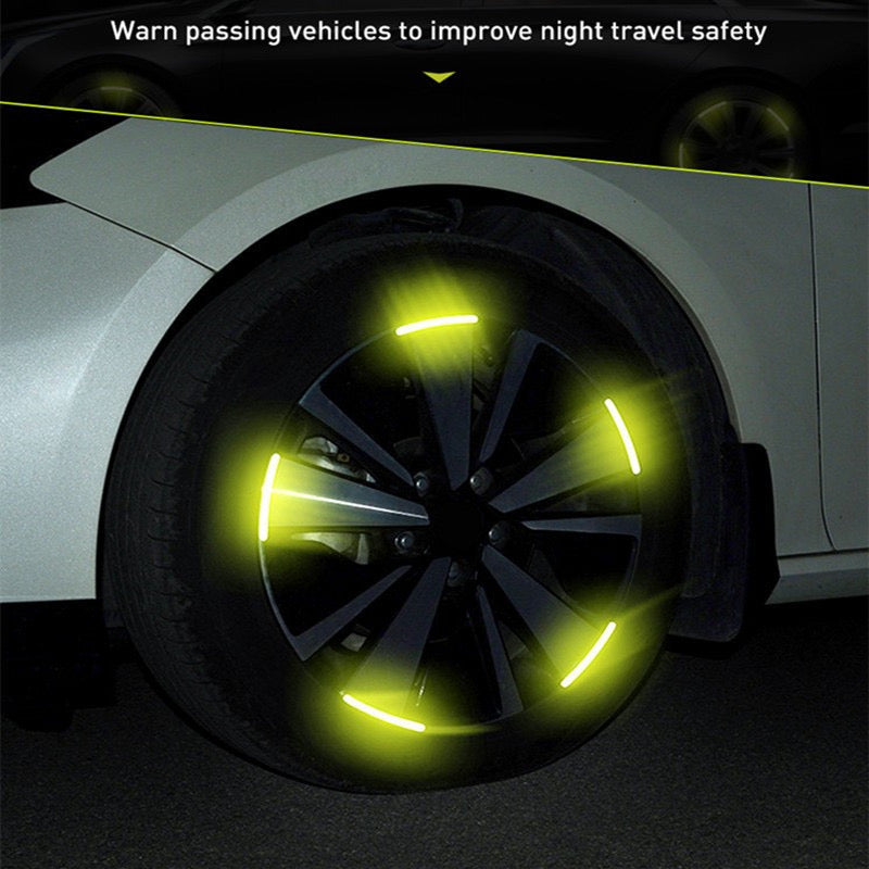 Fluorescent Stickers For Car Wheels