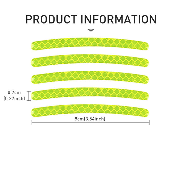 Fluorescent Stickers For Car Wheels