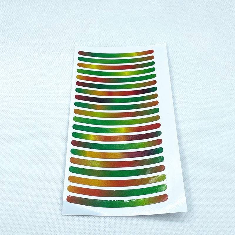 Fluorescent Stickers For Car Wheels