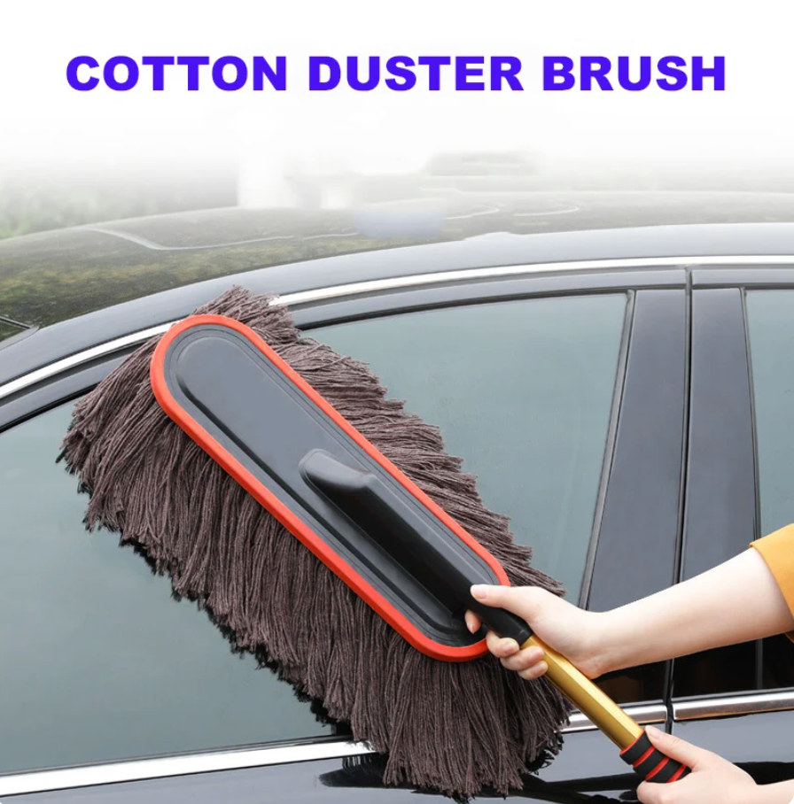 Car dust removal cotton wax brush