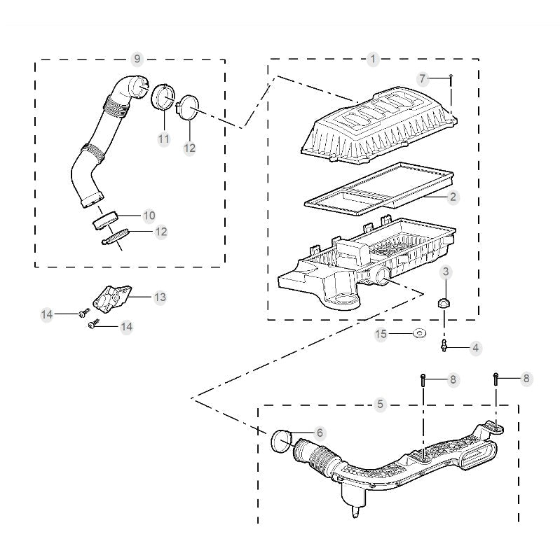 Air Conditioning Filter Element Air Filter Grille for MG ZS