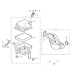 Air Conditioning Filter Element Air Filter Grille for MG ZS