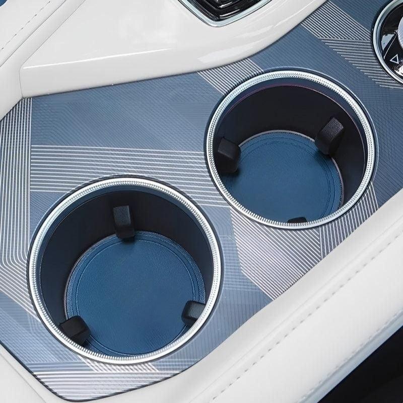 Water Cups, Door And Center Console Anti-Slip Mats