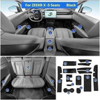 Water Cups, Door And Center Console Anti-Slip Mats