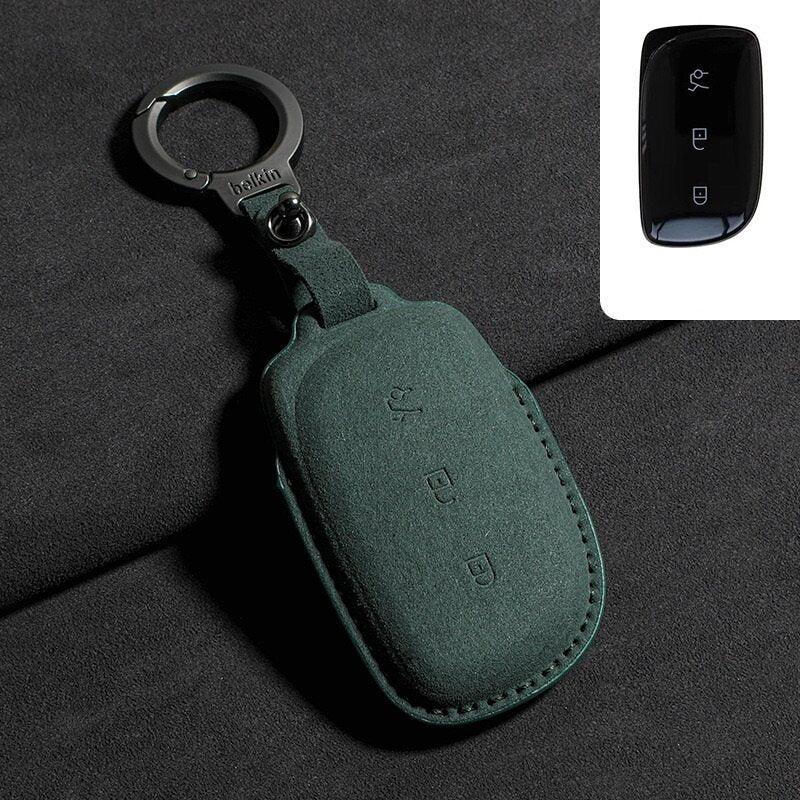 Suede Leather Key Holder for Lynk & Co 02
