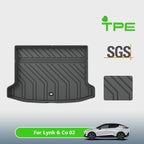 Tappetini per bagagliaio adatti a tutte le stagioni per Lynk &amp; Co 02